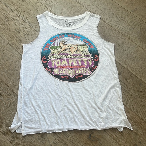 GUC Chaser Tom Petty & The Heartbreakers Burn Out Muscle Tank (Women's Small) - Picture 1 of 6